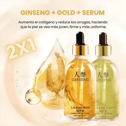 ☀️ 2x1 GINSENG Sérum antienvejecimiento CON RAÍZ - Día & Noche